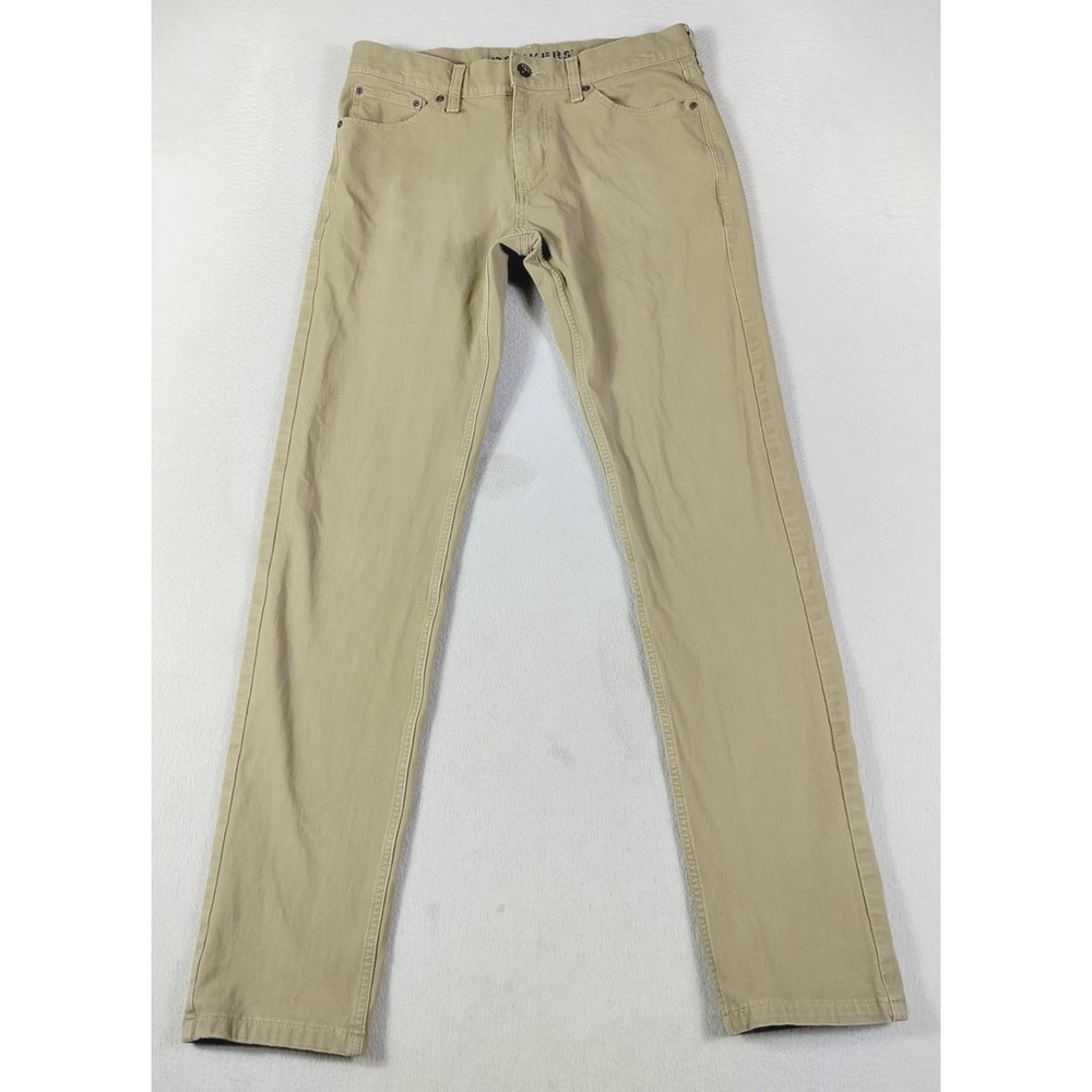 Dockers Smart 360 Flexโ Pants Mens 30 Beige Slim Fit Jean Cut Stretch Khakis
